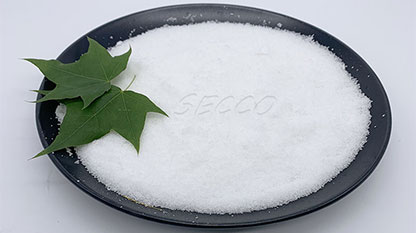 Ratio diminutionis viscositatis solutionis anionis polyacrylamidis