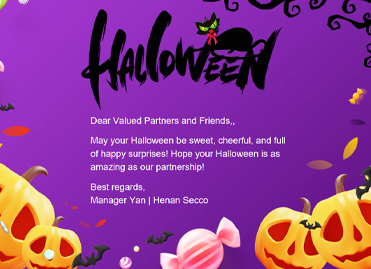Henan Secco CEO Halloween selam mesajı